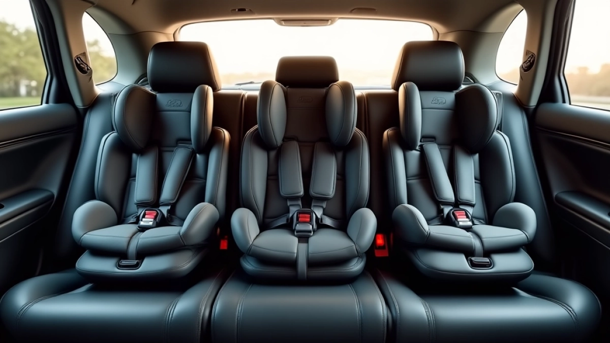 3 foteliki z tyłu jakie auto