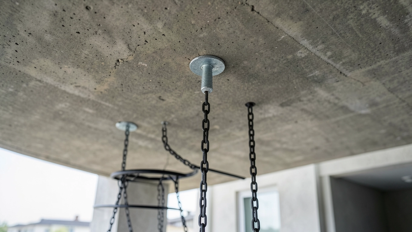 jak zamontować fotel wiszący na balkonie