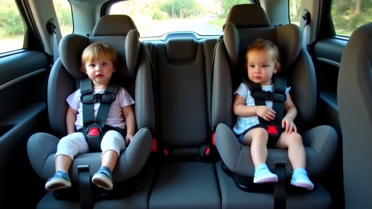 Jak zmieścić trzy foteliki z tyłu