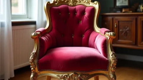 fotel do toaletki glamour