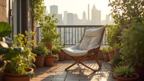 fotel na mały balkon