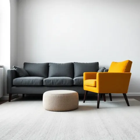 Fotel w innym kolorze niż kanapa
