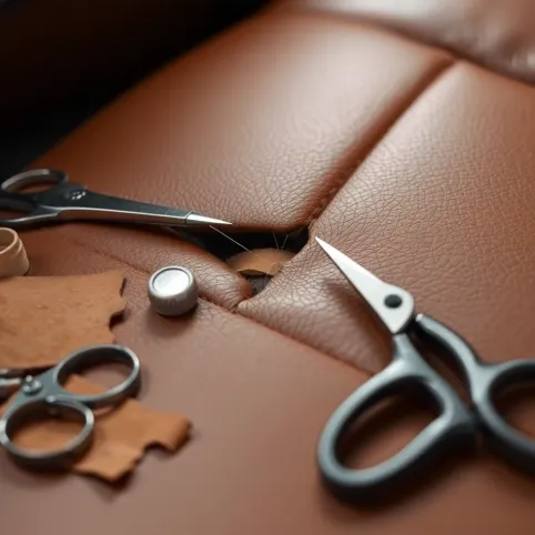 Jak zszyć fotel samochodowy skórzany