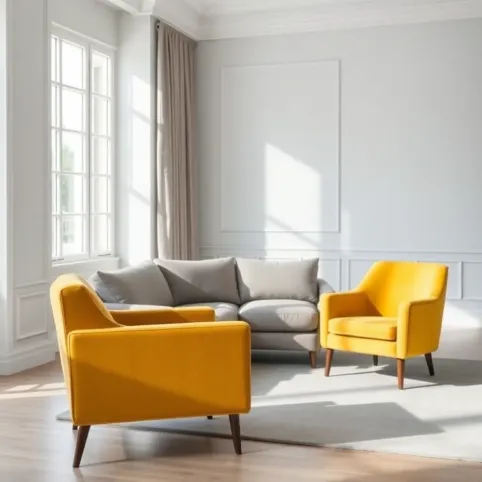 Jaki kolor fotela do szarej kanapy