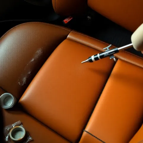 Malowanie foteli skórzanych w samochodzie