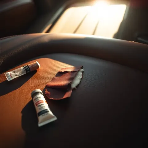 Naprawa fotela skórzanego w samochodzie