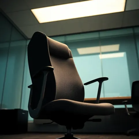 Niewygodny fotel w pracy