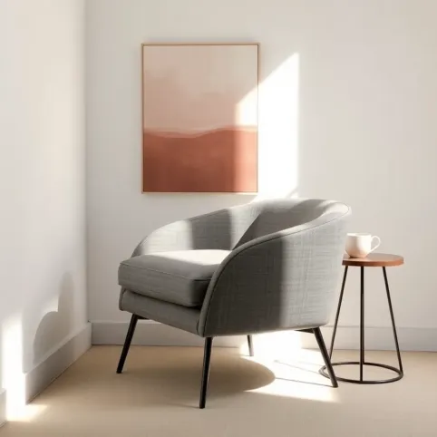 Nowoczesny fotel do sypialni